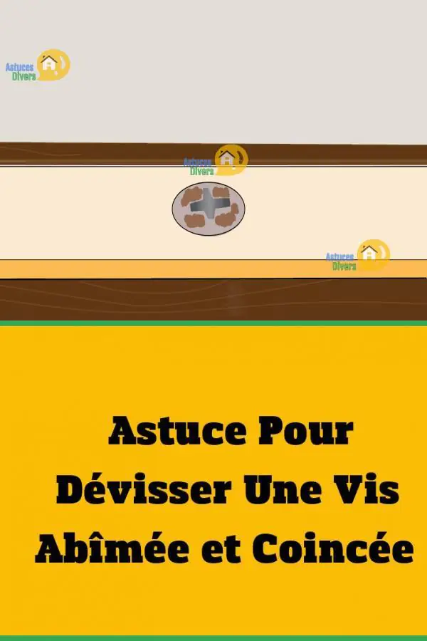 Solution pour dévisser une une vis abîmée.