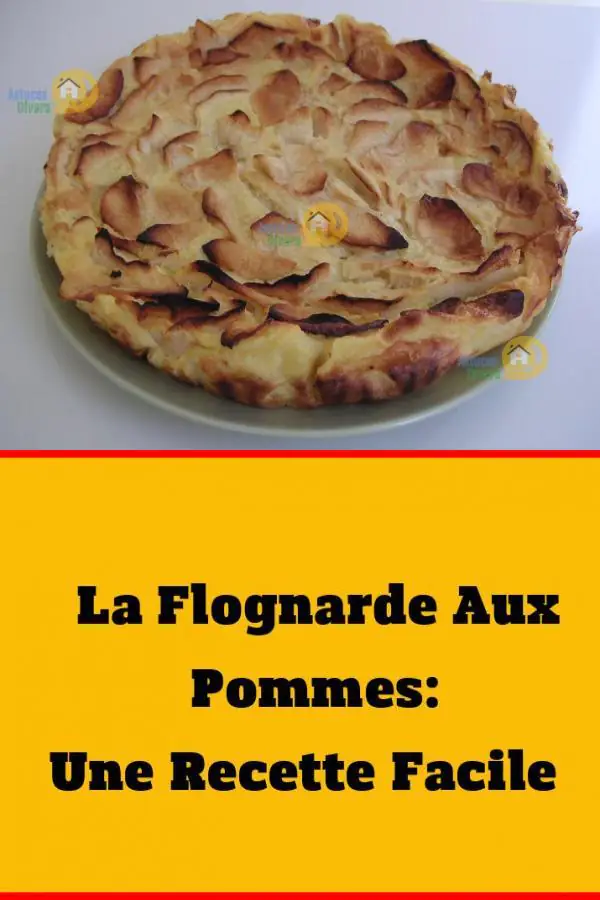 Recette facile flognarde aux pommes